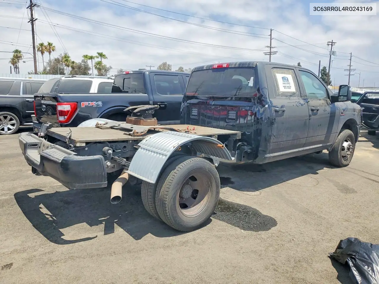 2024 Ram 3500 Tradesman VIN: 3C63RRGL4RG243169 Lot: 59817296