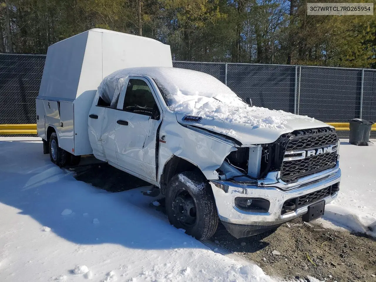 2024 Ram 3500 Utility / Service Truck VIN: 3C7WRTCL7RG265954 Lot: 74548615