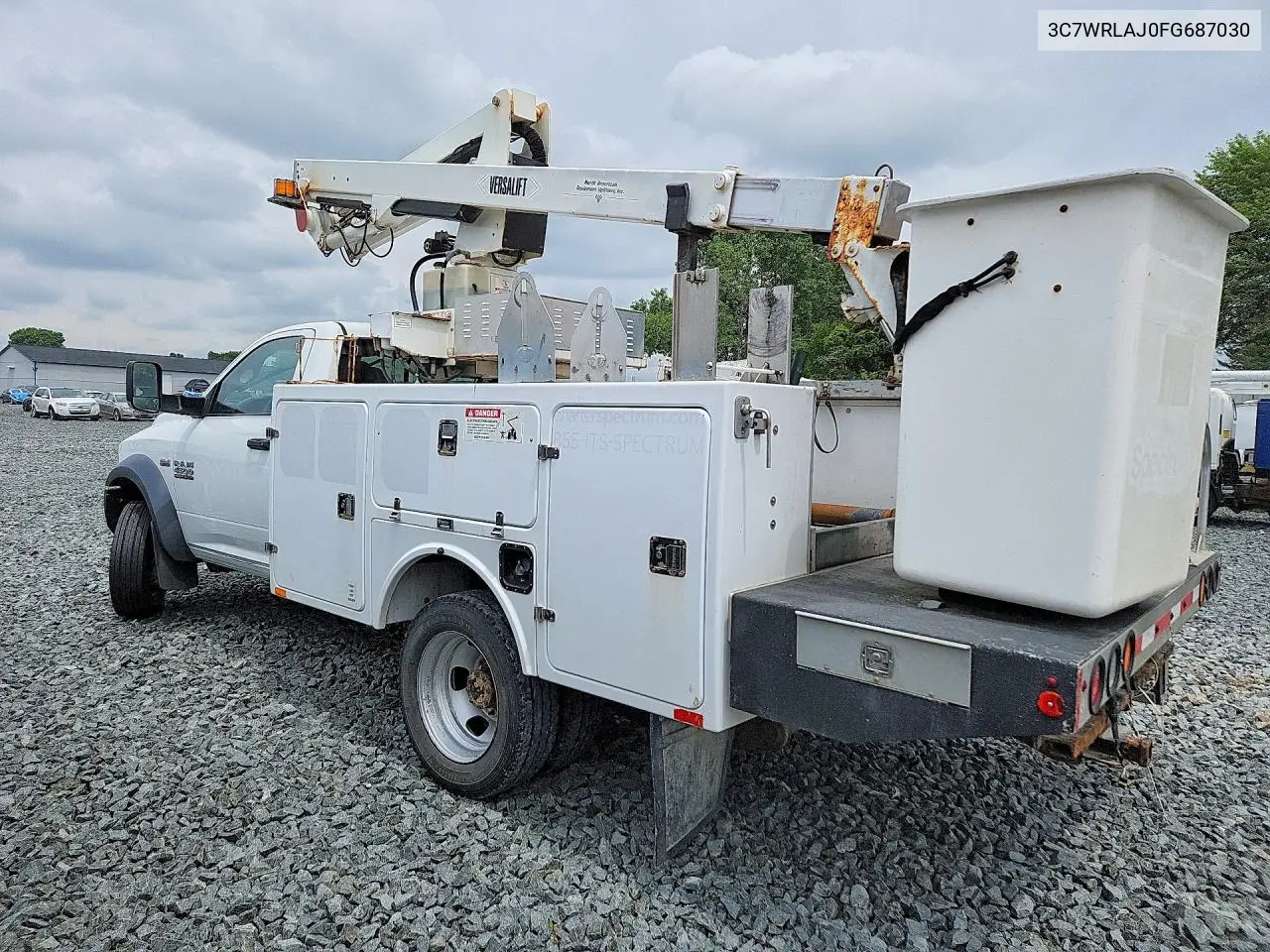 2015 Ram 4500 Bucket Truck VIN: 3C7WRLAJ0FG687030 Lot: 58866546