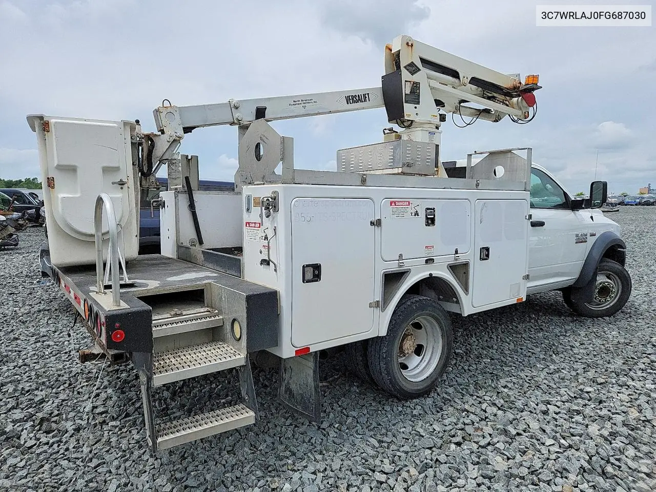2015 Ram 4500 Bucket Truck VIN: 3C7WRLAJ0FG687030 Lot: 58866546