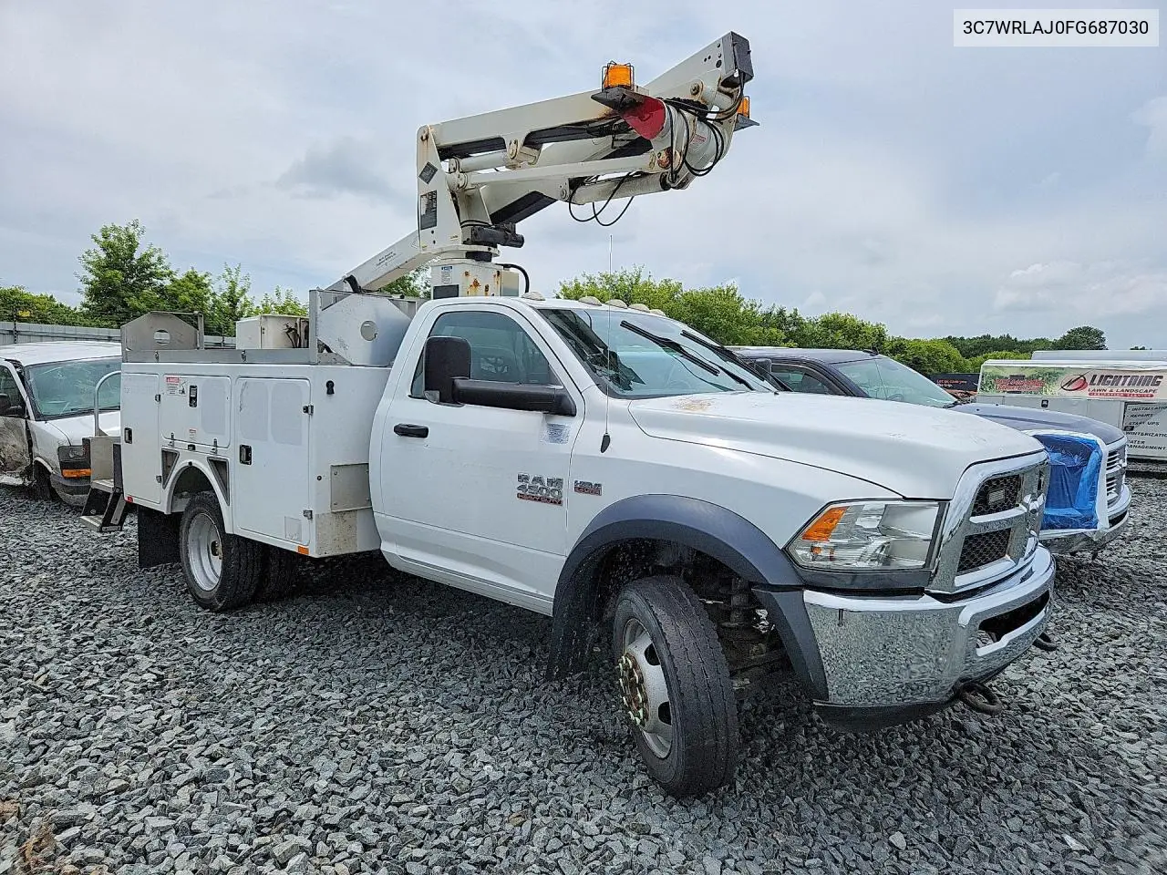 2015 Ram 4500 Bucket Truck VIN: 3C7WRLAJ0FG687030 Lot: 58866546