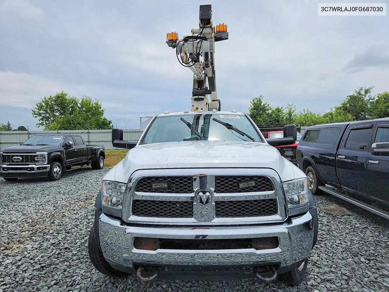 2015 Ram 4500 Bucket Truck VIN: 3C7WRLAJ0FG687030 Lot: 58866546
