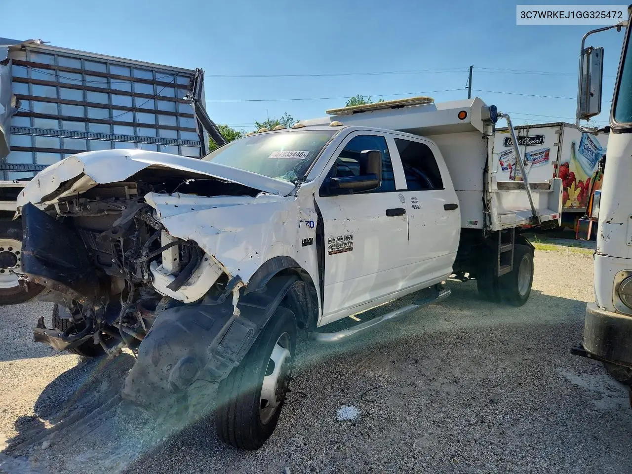 2016 Ram 4500 Dump Truck VIN: 3C7WRKEJ1GG325472 Lot: 47835446