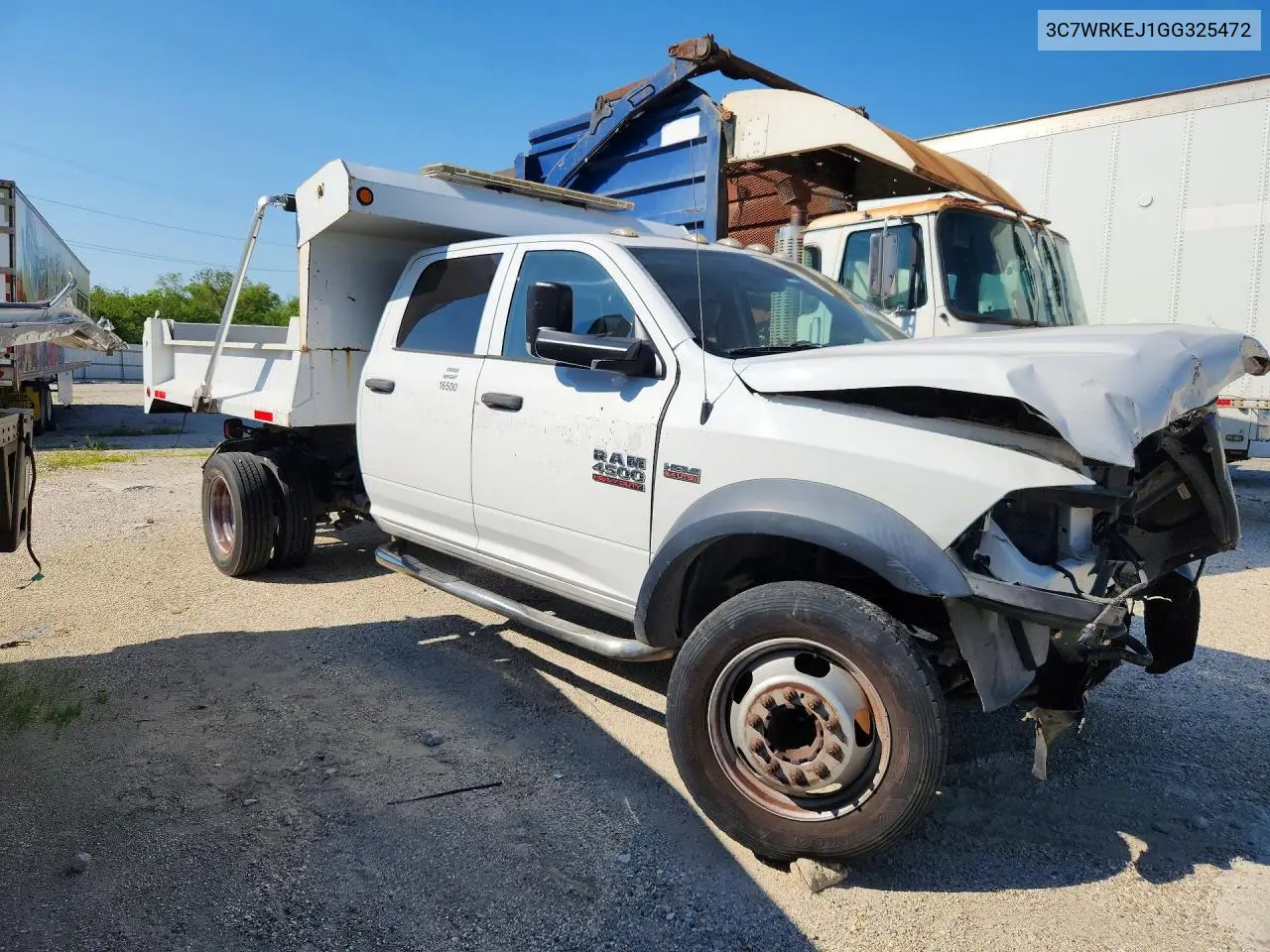 2016 Ram 4500 Dump Truck VIN: 3C7WRKEJ1GG325472 Lot: 47835446