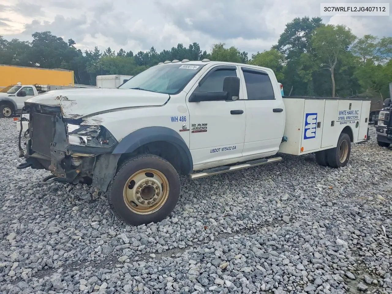 2018 Ram 4500 VIN: 3C7WRLFL2JG407112 Lot: 59856176