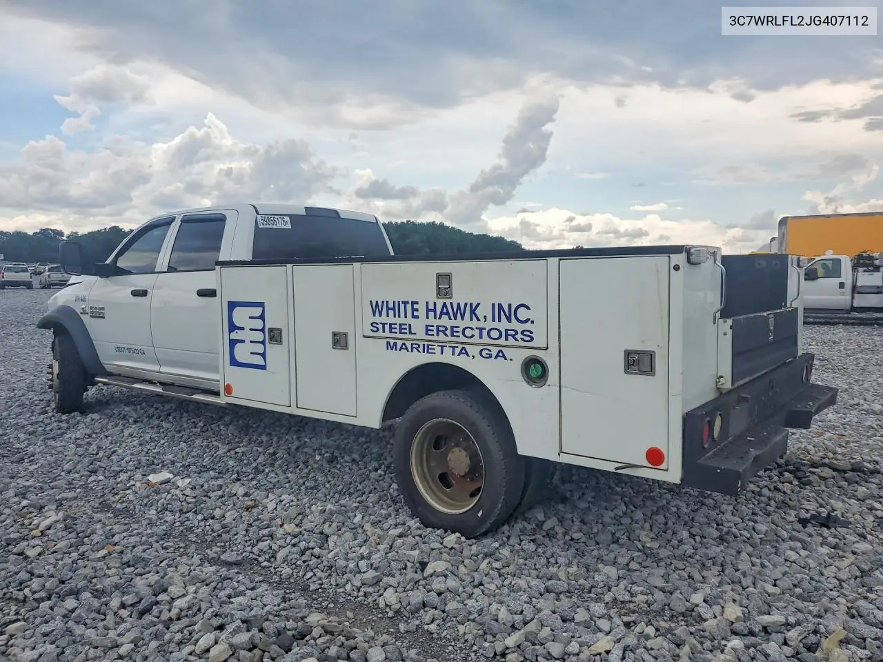 2018 Ram 4500 VIN: 3C7WRLFL2JG407112 Lot: 59856176