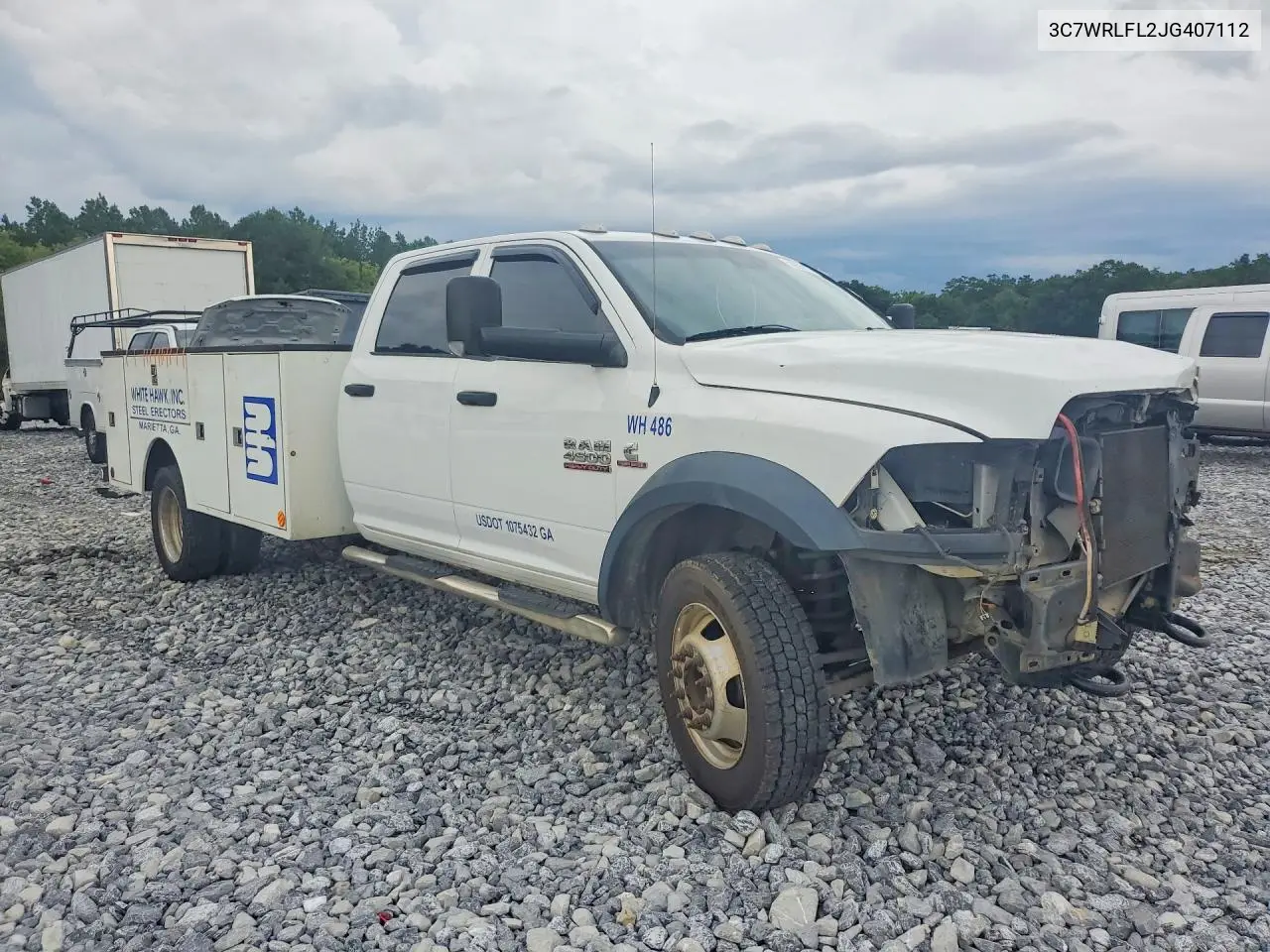 2018 Ram 4500 VIN: 3C7WRLFL2JG407112 Lot: 59856176