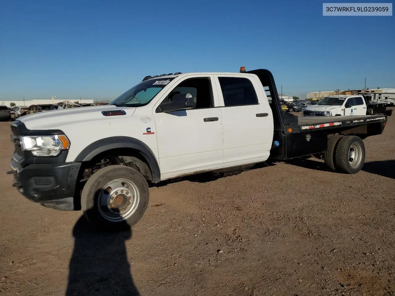 2020 Ram 4500 Flatbed ** R & D * Cln Title * Pri Fleet * Ck Eng Lt On ** VIN: 3C7WRKFL9LG239059 Lot: 60146476