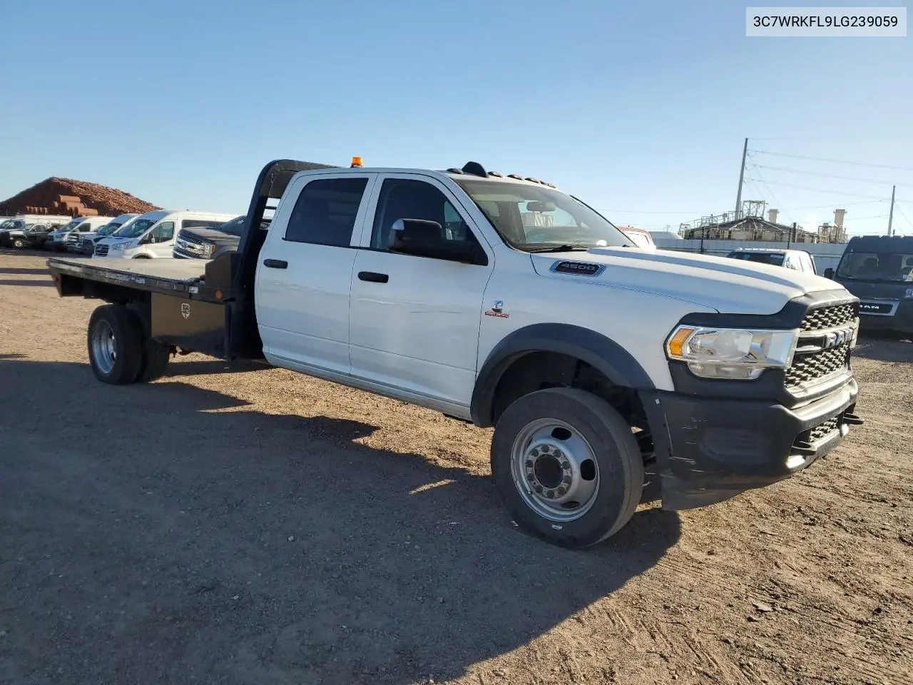 2020 Ram 4500 Flatbed ** R & D * Cln Title * Pri Fleet * Ck Eng Lt On ** VIN: 3C7WRKFL9LG239059 Lot: 60146476