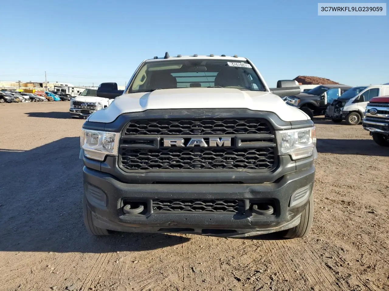 2020 Ram 4500 Flatbed ** R & D * Cln Title * Pri Fleet * Ck Eng Lt On ** VIN: 3C7WRKFL9LG239059 Lot: 60146476