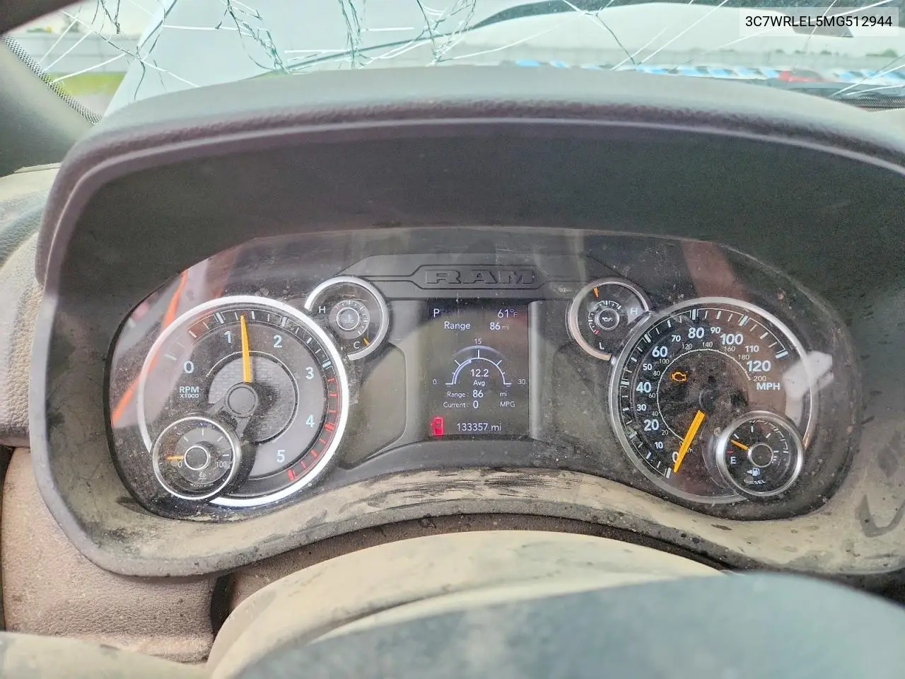 2021 Ram 4500 VIN: 3C7WRLEL5MG512944 Lot: 54010726