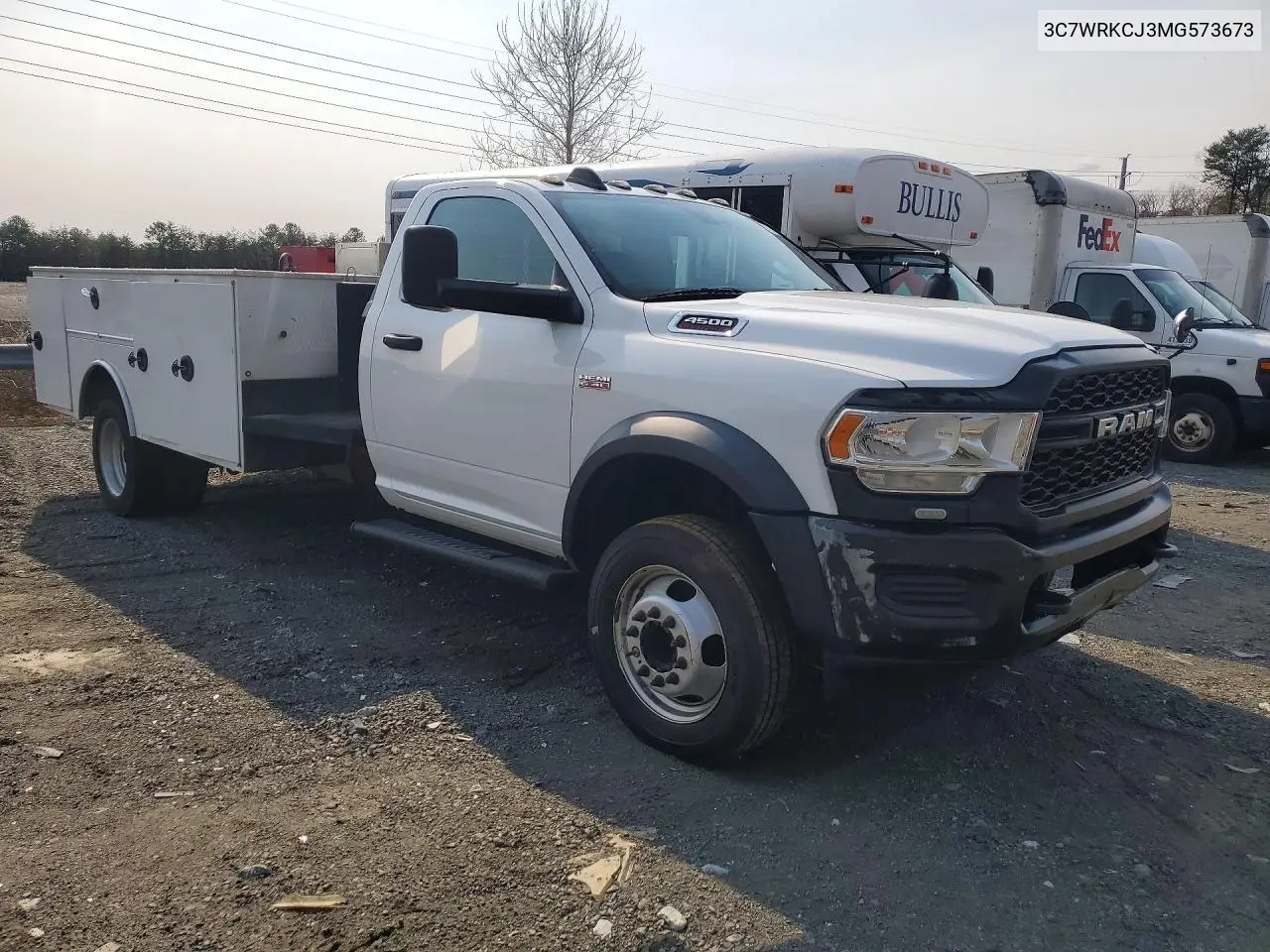 2021 Ram 4500 VIN: 3C7WRKCJ3MG573673 Lot: 79313915