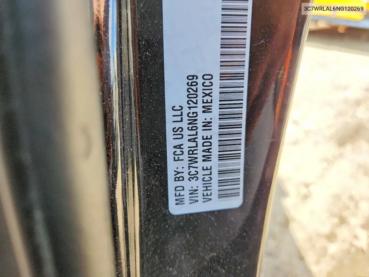 2022 Ram 4500 VIN: 3C7WRLAL6NG120269 Lot: 55856826