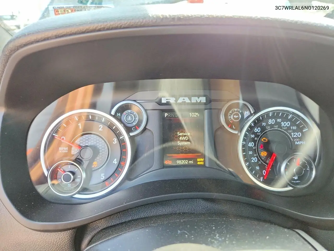 2022 Ram 4500 VIN: 3C7WRLAL6NG120269 Lot: 55856826