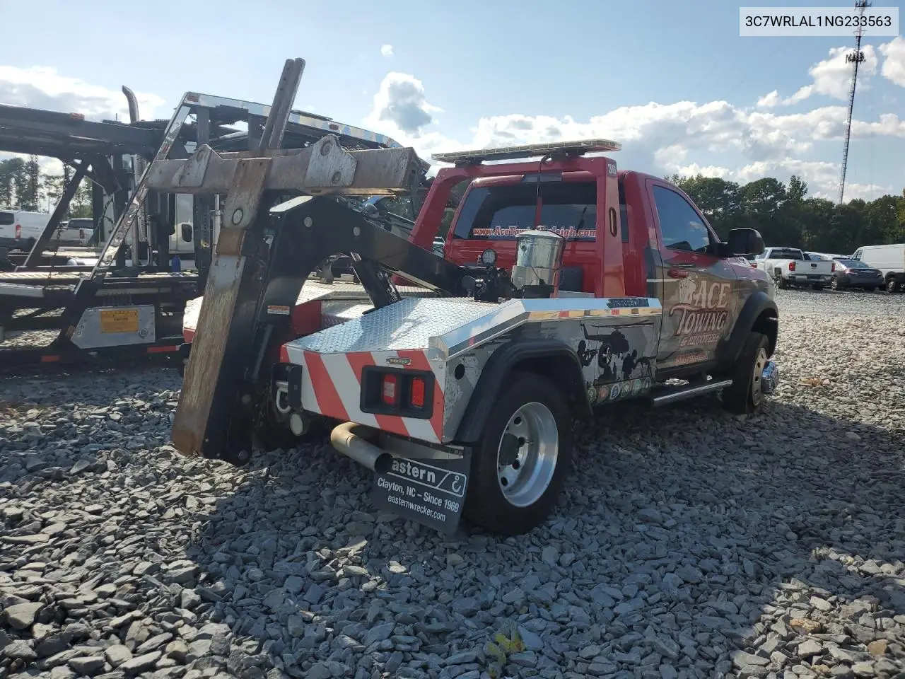 2022 Ram 4500 VIN: 3C7WRLAL1NG233563 Lot: 71866155