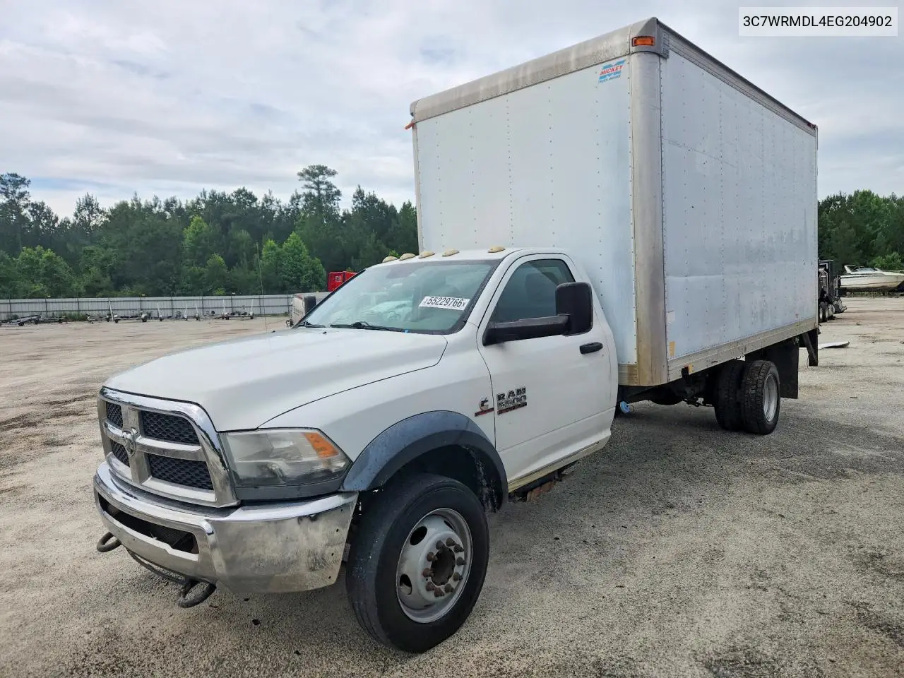 2014 Ram 5500 Box Truck VIN: 3C7WRMDL4EG204902 Lot: 55229766