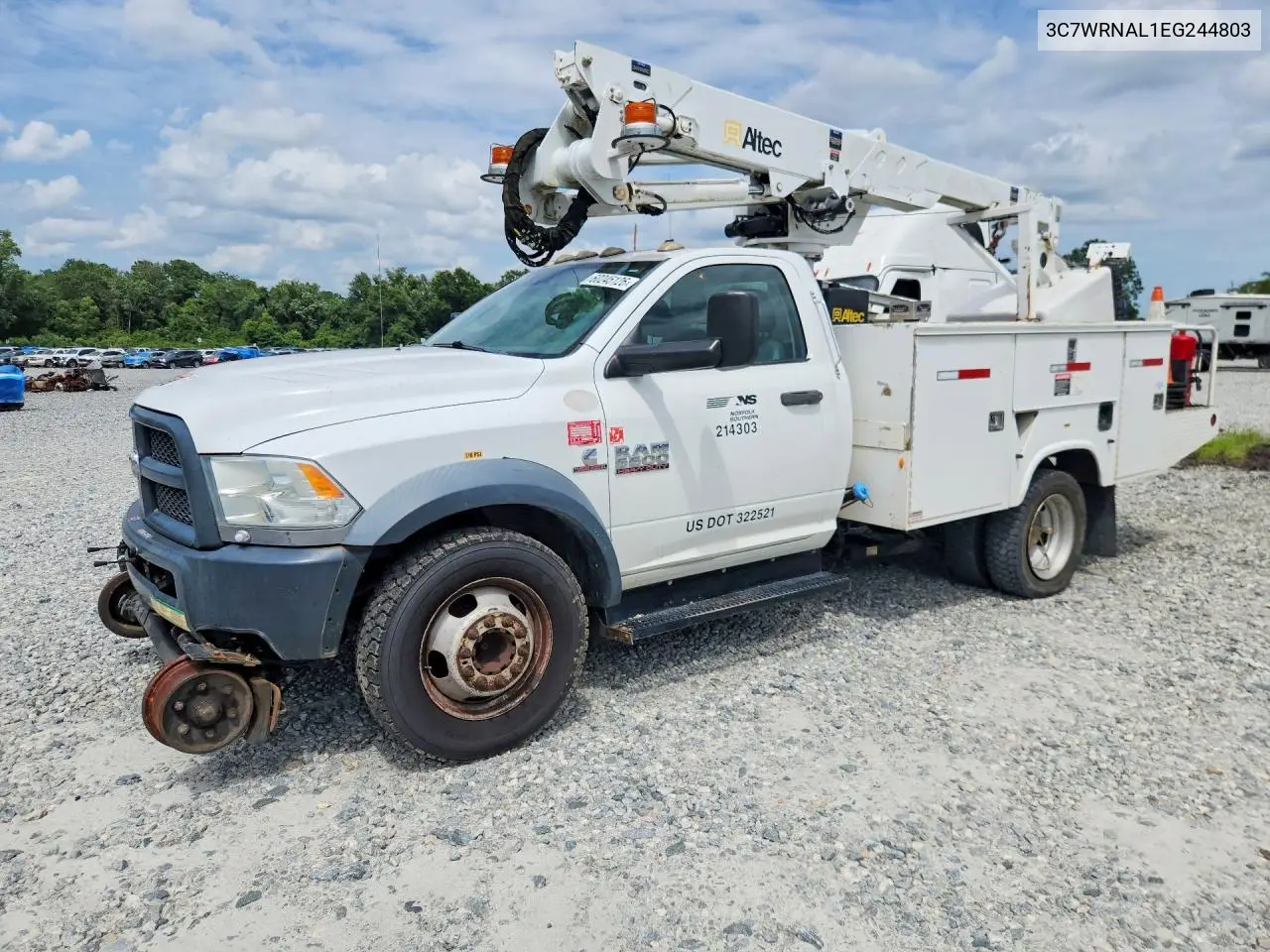 2014 Ram 5500 Bucket Truck VIN: 3C7WRNAL1EG244803 Lot: 60245126