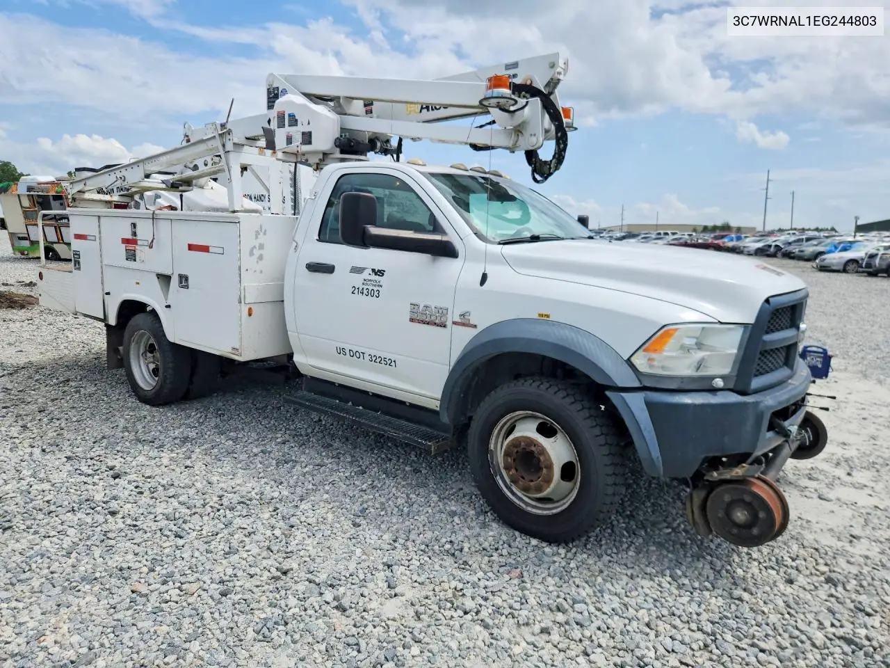2014 Ram 5500 Bucket Truck VIN: 3C7WRNAL1EG244803 Lot: 60245126