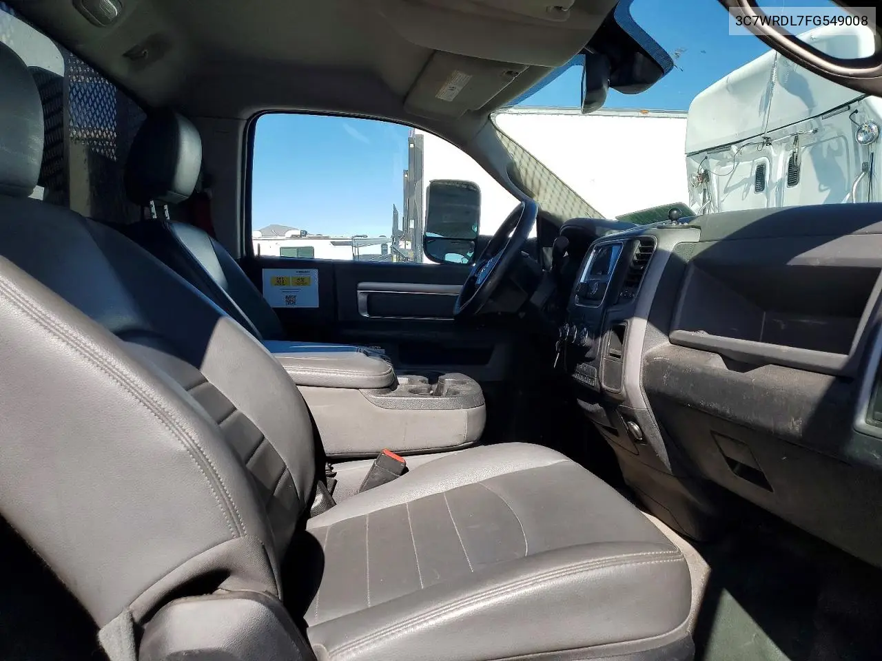 2015 Ram 5500 Flatbed Truck VIN: 3C7WRNDL7FG549008 Lot: 41843466