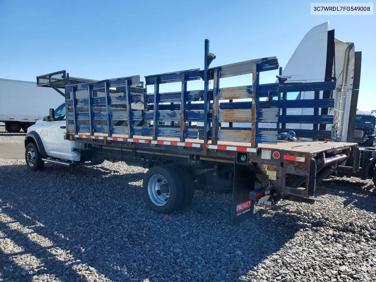 2015 Ram 5500 Flatbed Truck VIN: 3C7WRNDL7FG549008 Lot: 41843466
