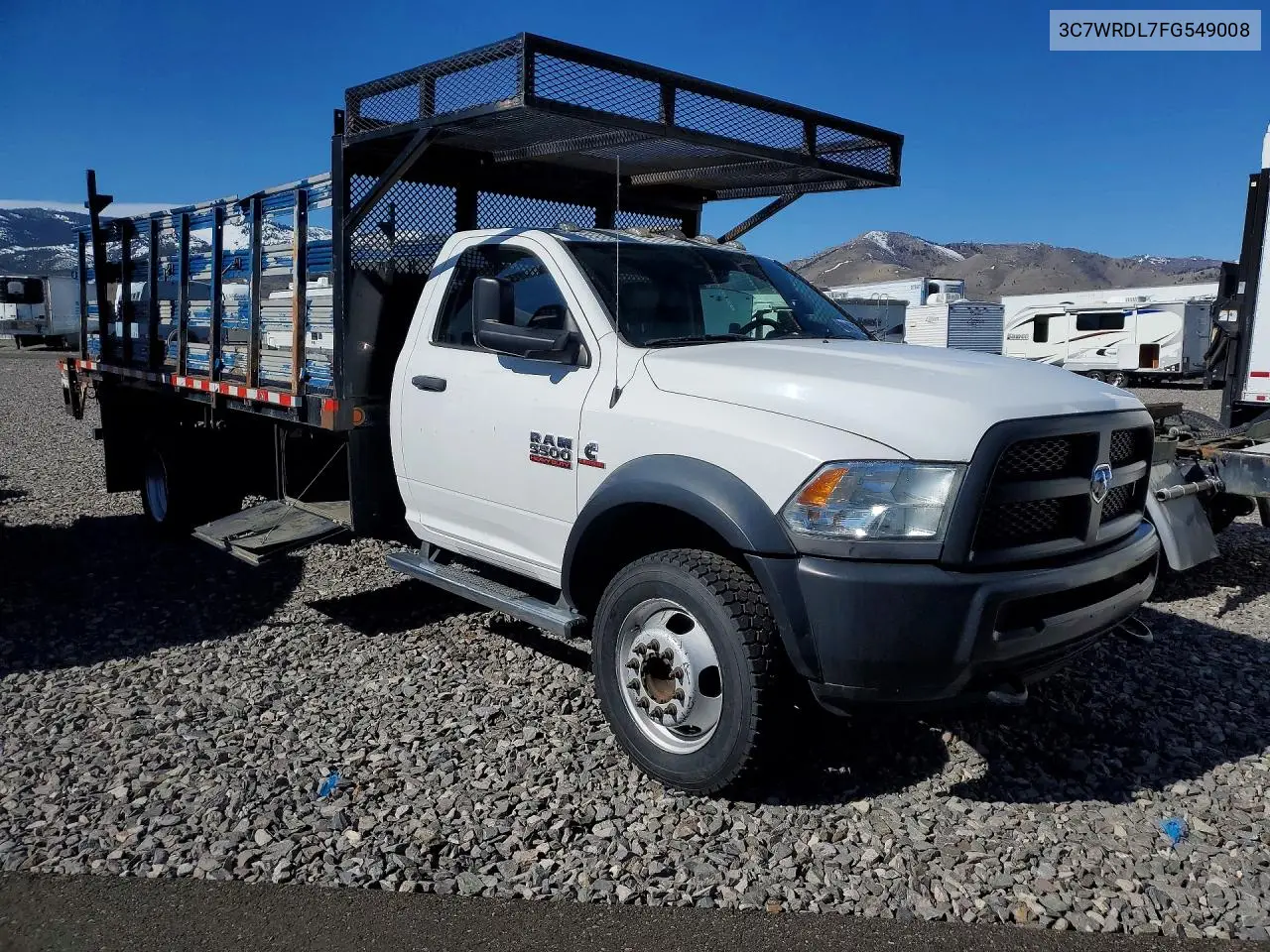 2015 Ram 5500 Flatbed Truck VIN: 3C7WRNDL7FG549008 Lot: 41843466