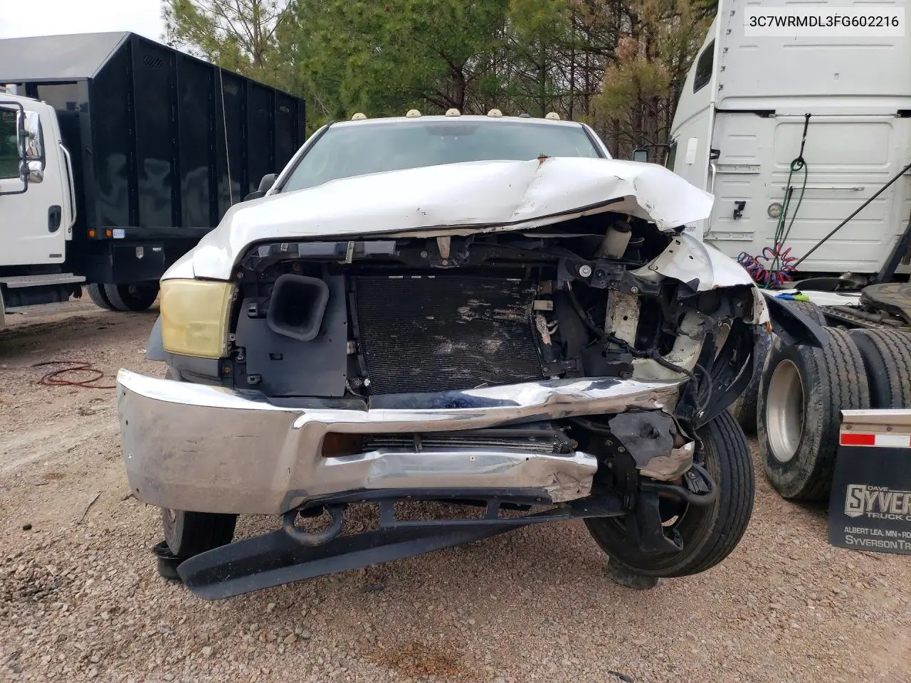 2015 Ram 5500 Rollback Truck VIN: 3C7WRMDL3FG602216 Lot: 47614936