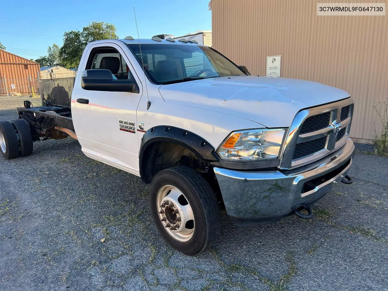 2015 Ram 5500 VIN: 3C7WRMDL9FG647130 Lot: 54024716