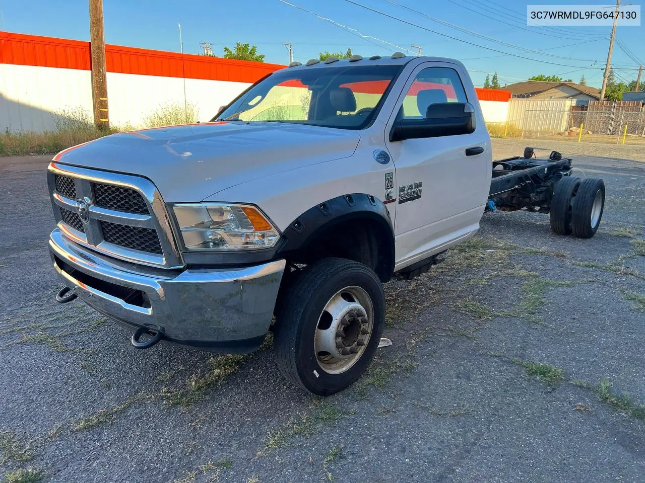 2015 Ram 5500 VIN: 3C7WRMDL9FG647130 Lot: 54024716