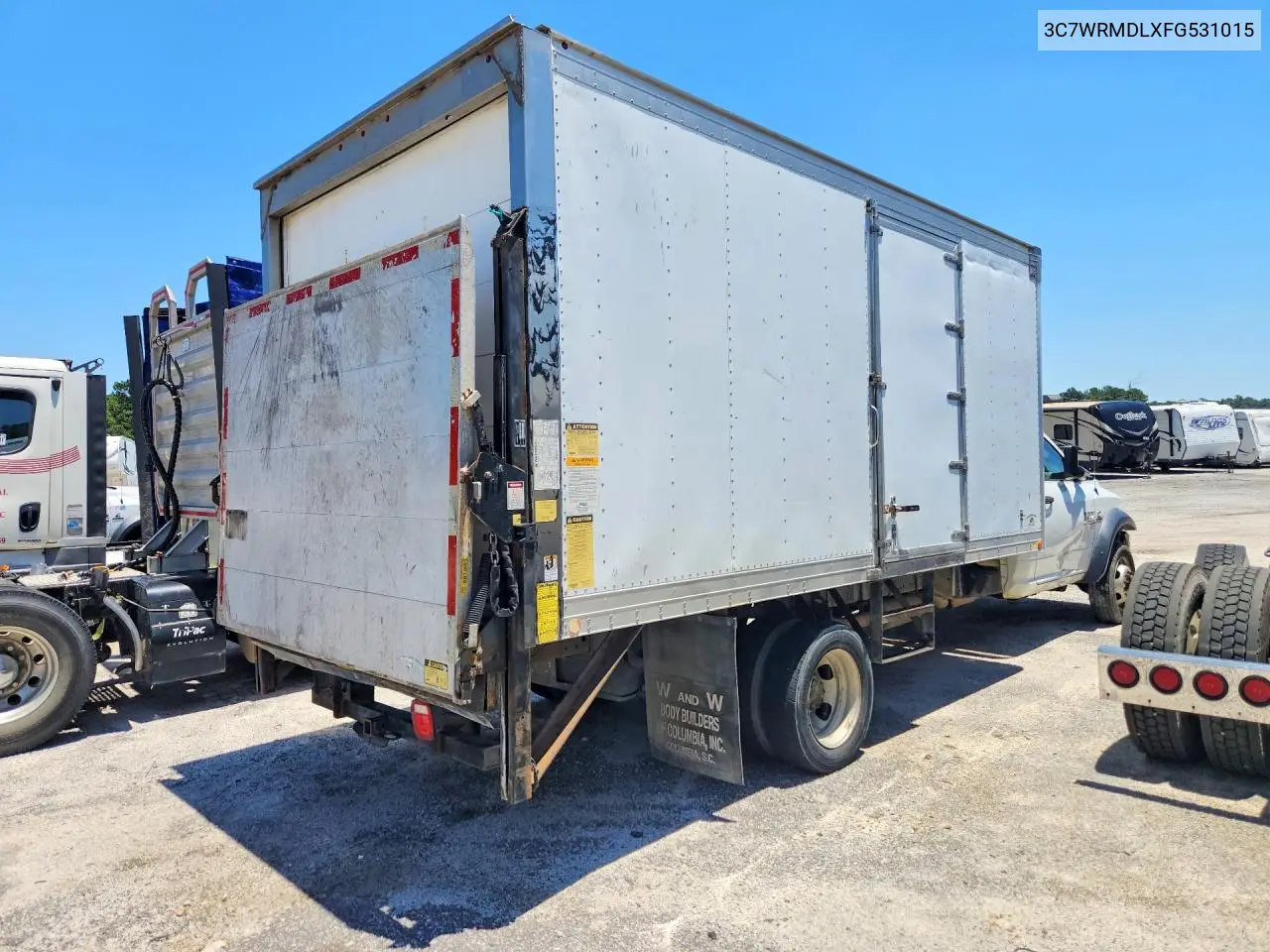 2015 Ram 5500 Box Truck VIN: 3C7WRMDLXFG531015 Lot: 55835276