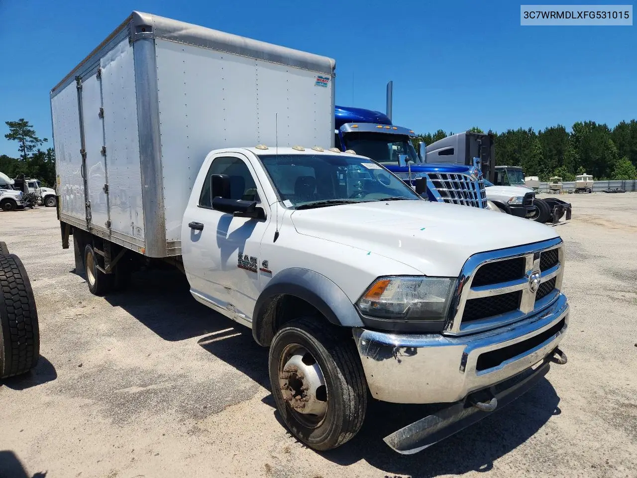 2015 Ram 5500 Box Truck VIN: 3C7WRMDLXFG531015 Lot: 55835276