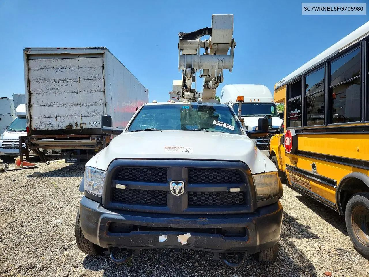 2015 Ram 5500 VIN: 3C7WRNBL6FG705980 Lot: 58981916