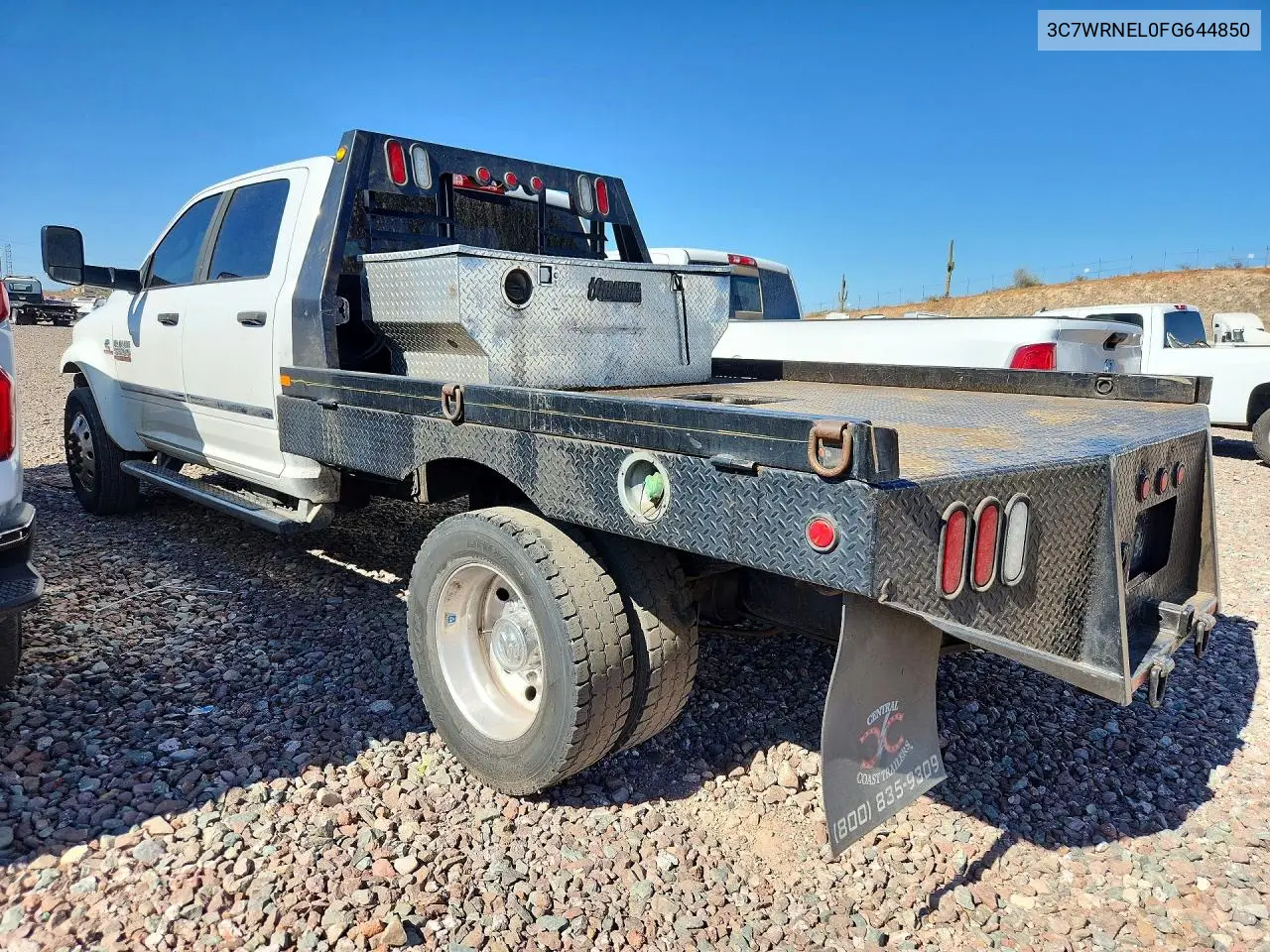 2015 Ram 5500 VIN: 3C7WRNEL0FG644850 Lot: 59017996