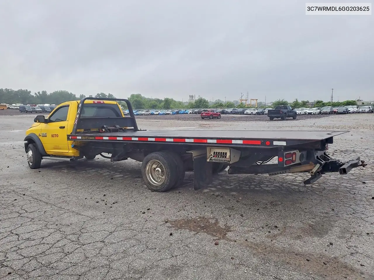 2016 Ram 5500 VIN: 3C7WRMDL6GG203625 Lot: 58187156