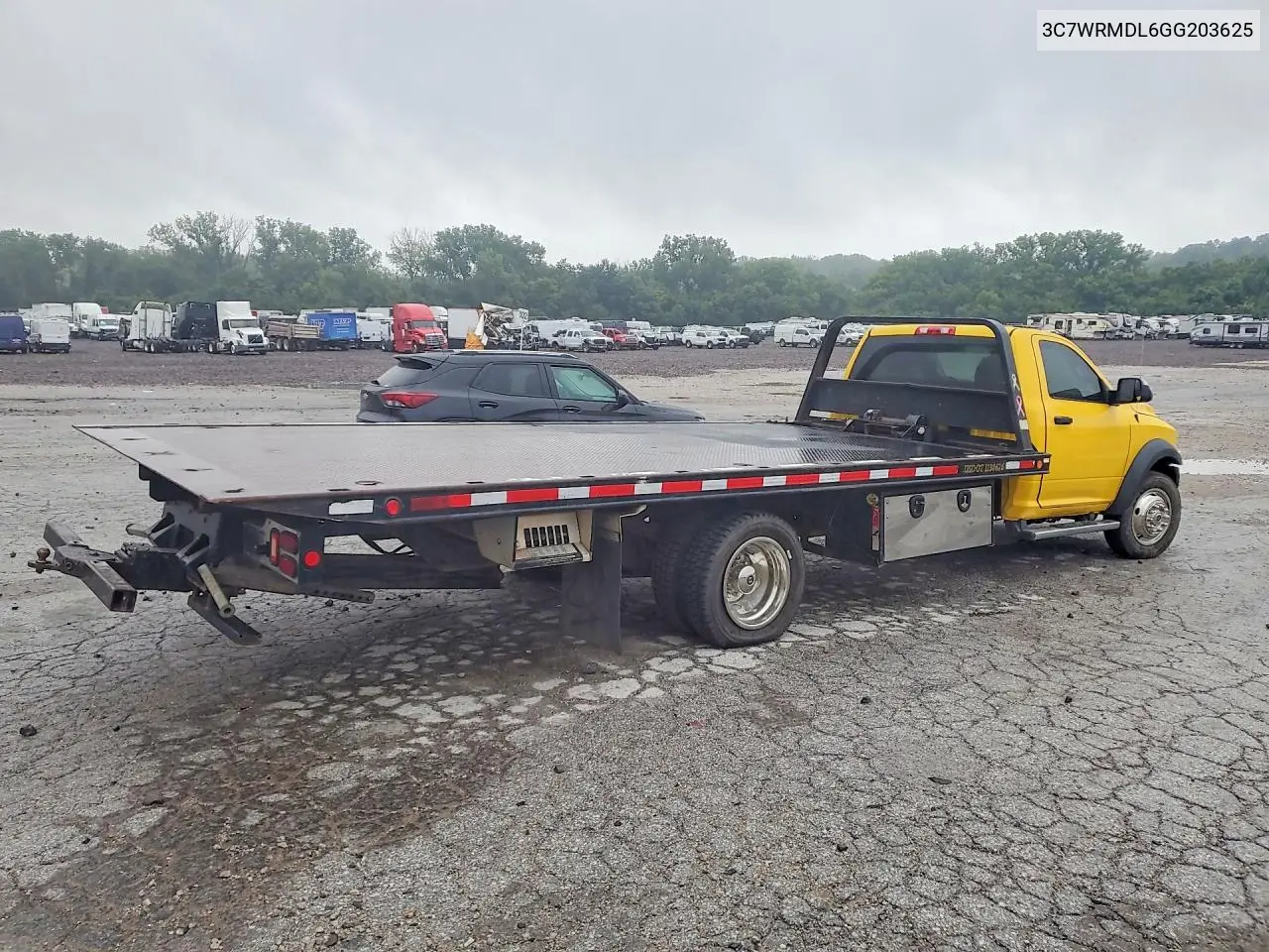 2016 Ram 5500 VIN: 3C7WRMDL6GG203625 Lot: 58187156