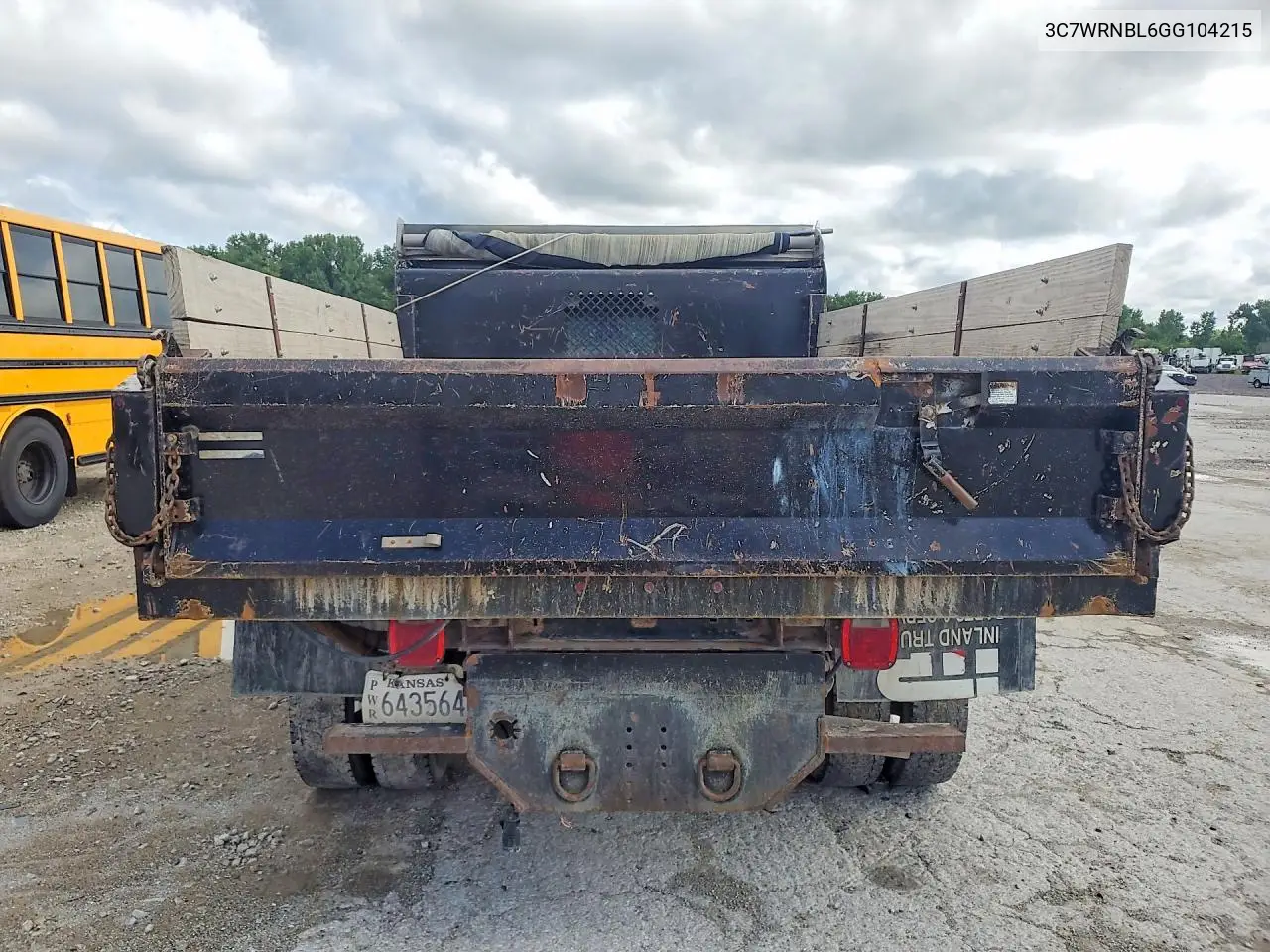 2016 Ram 5500 VIN: 3C7WRNBL6GG104215 Lot: 58872126