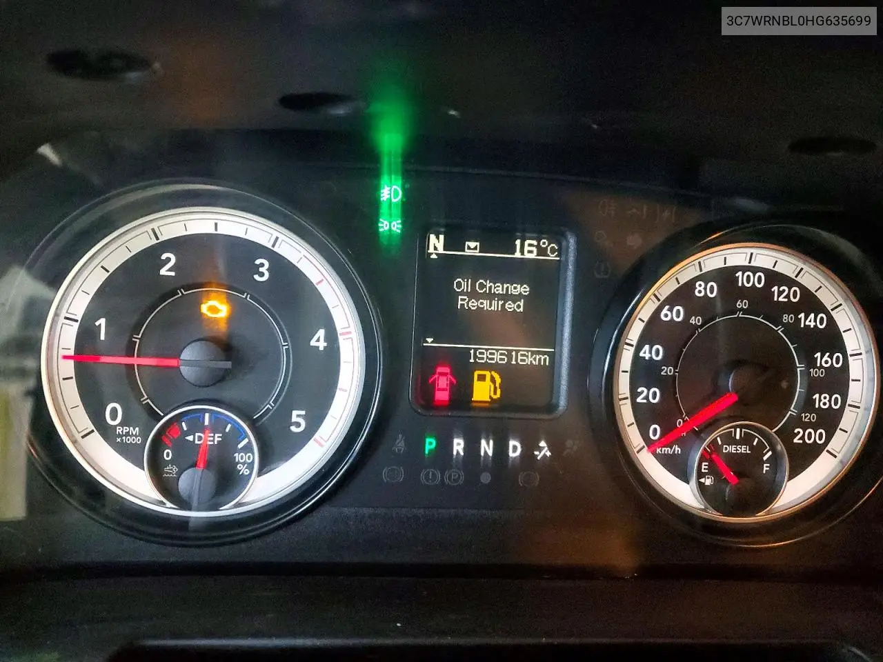 2017 Ram 5500 VIN: 3C7WRNBL0HG635699 Lot: 56681546