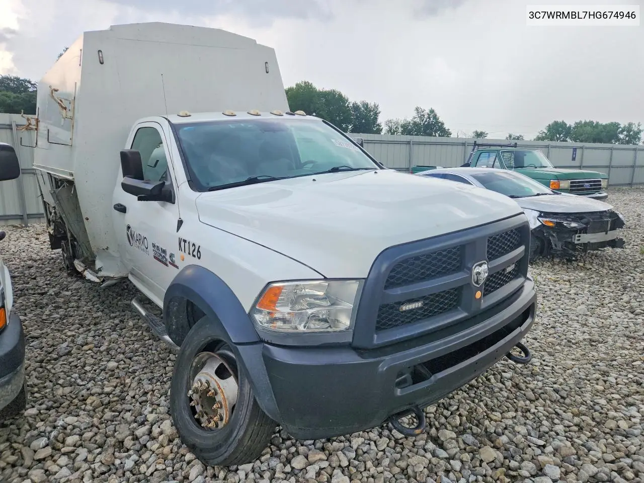 2017 Ram 5500 VIN: 3C7WRMBL7HG674946 Lot: 58739726
