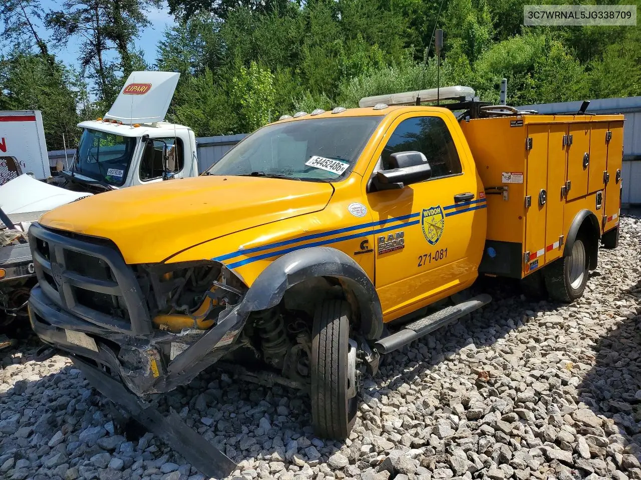 2018 Ram 5500 VIN: 3C7WRNAL5JG338709 Lot: 54452486