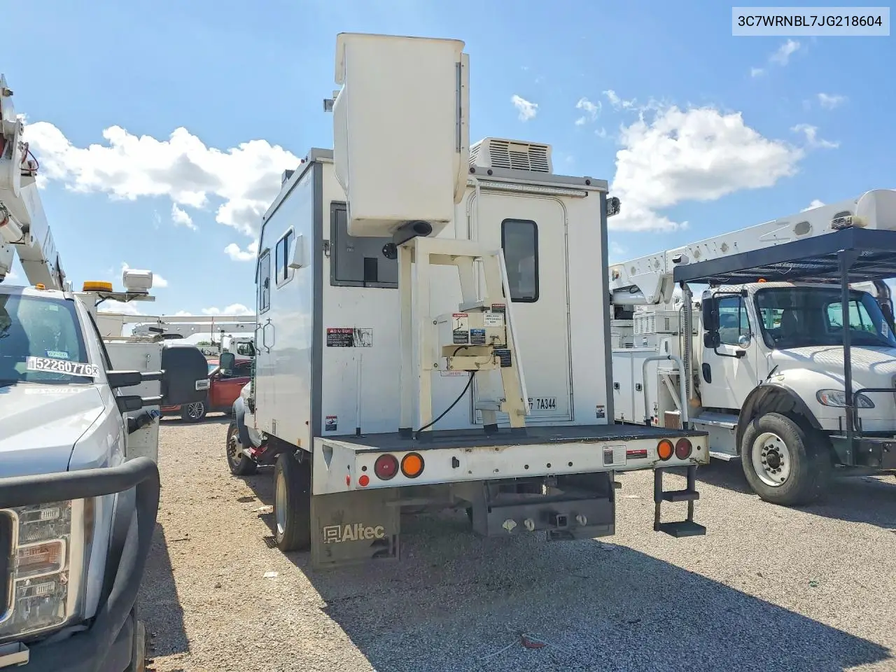 2018 Ram 5500 Bucket Truck VIN: 3C7WRNBL7JG218604 Lot: 54554606