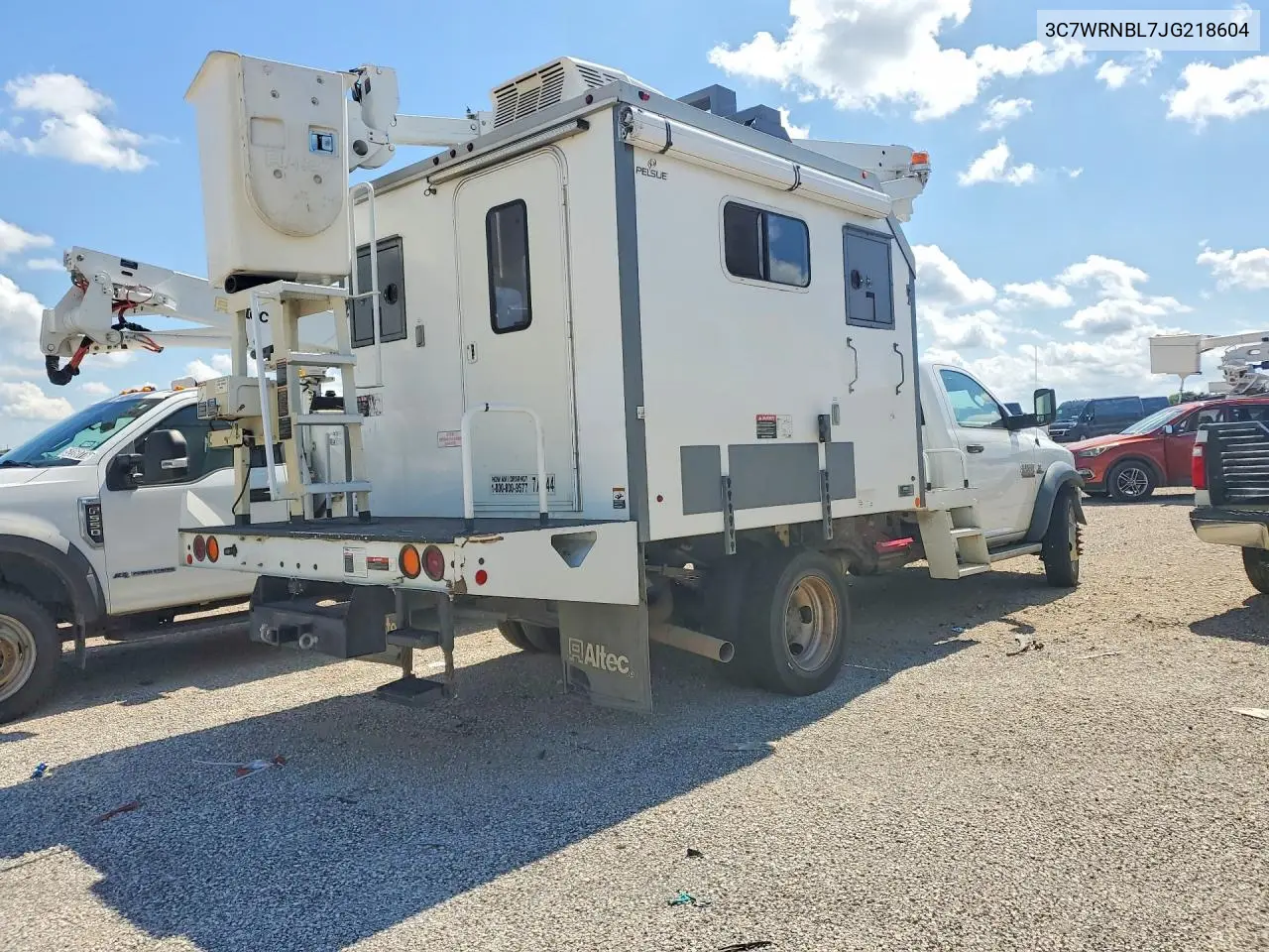 2018 Ram 5500 Bucket Truck VIN: 3C7WRNBL7JG218604 Lot: 54554606