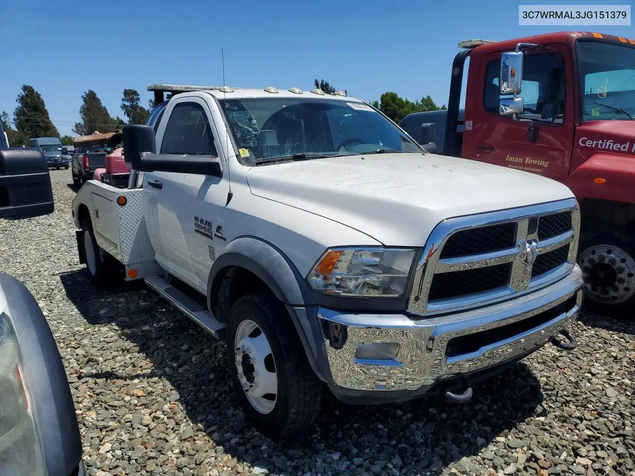 2018 Ram 5500 VIN: 3C7WRMAL3JG151379 Lot: 56332146