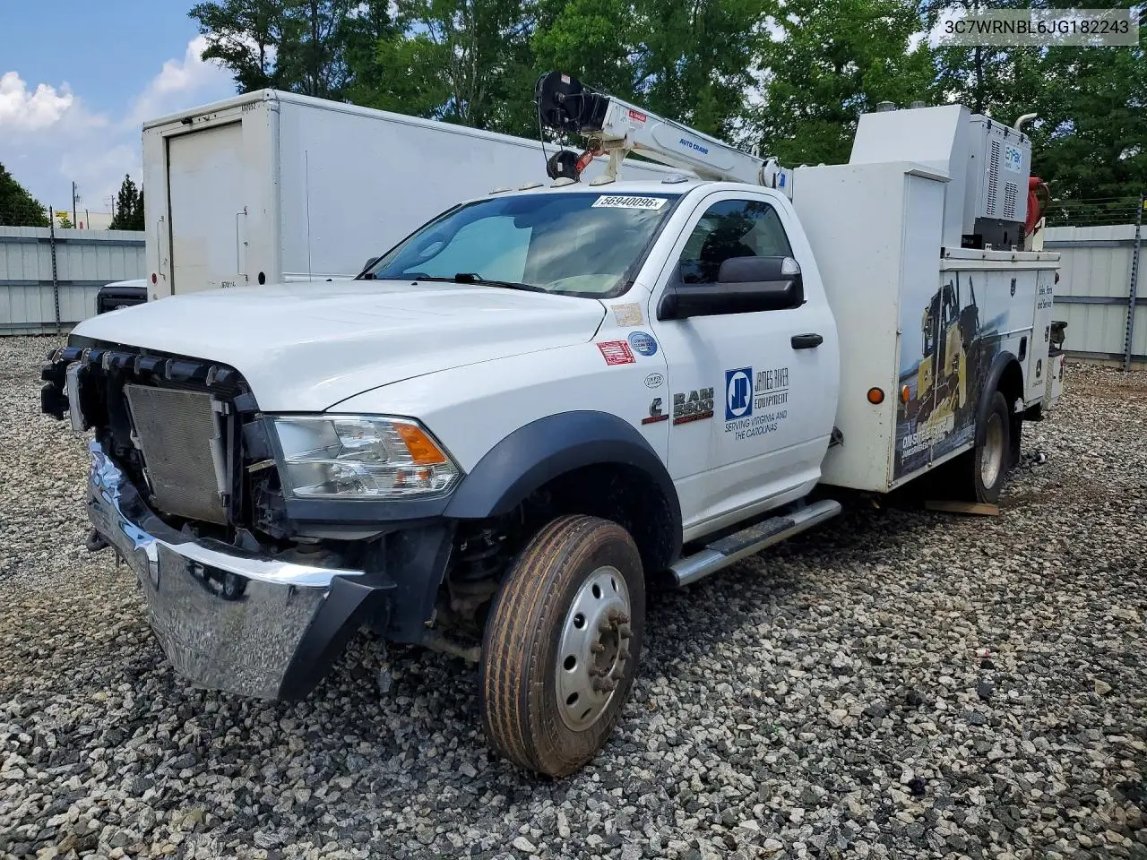2018 Ram 5500 VIN: 3C7WRNBL6JG182243 Lot: 56940096