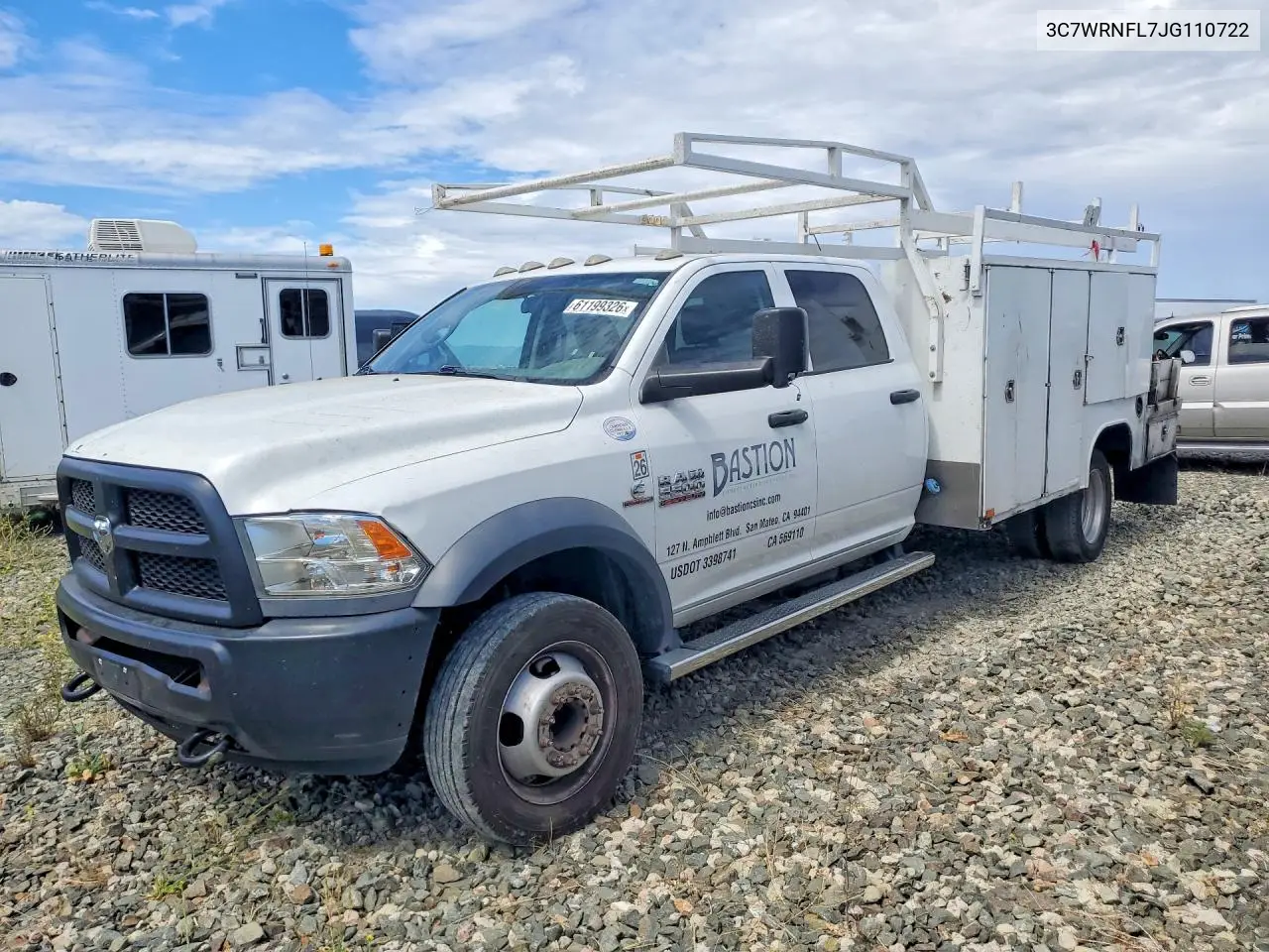2018 Ram 5500 VIN: 3C7WRNFL7JG110722 Lot: 61199326