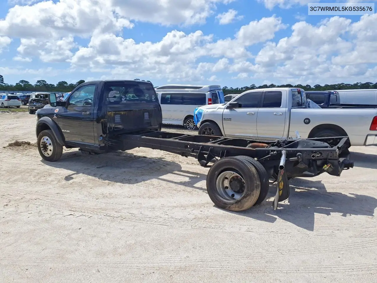 2019 Ram 5500 VIN: 3C7WRMDL5KG535676 Lot: 51330296