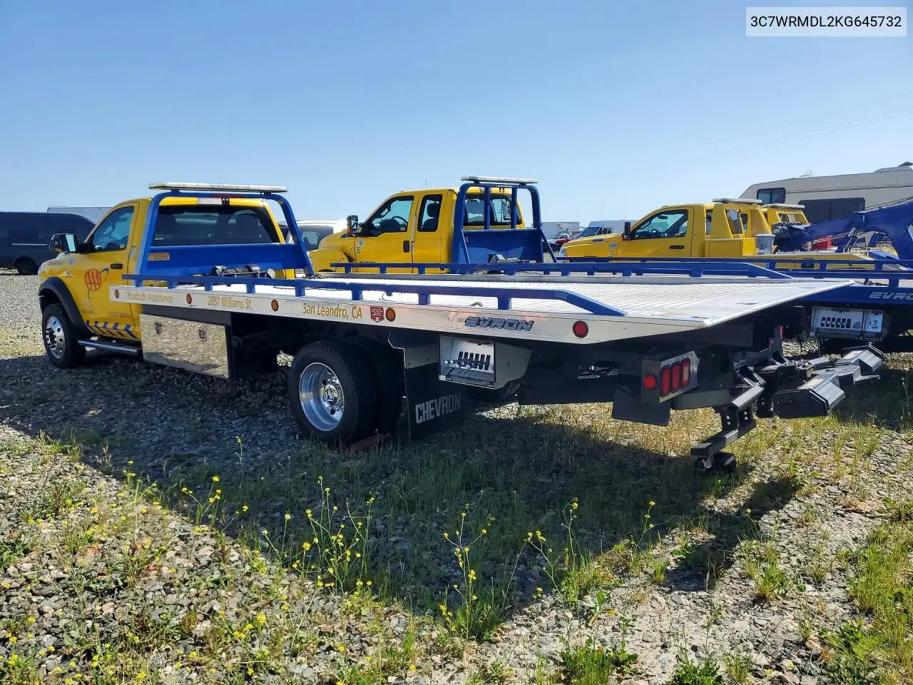 2019 Ram 5500 VIN: 3C7WRMDL2KG645732 Lot: 54381056