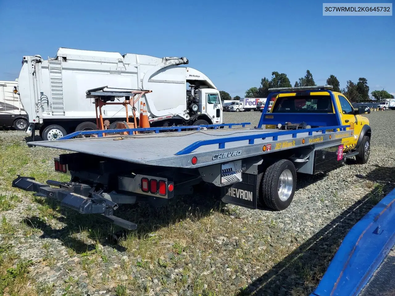 2019 Ram 5500 VIN: 3C7WRMDL2KG645732 Lot: 54381056