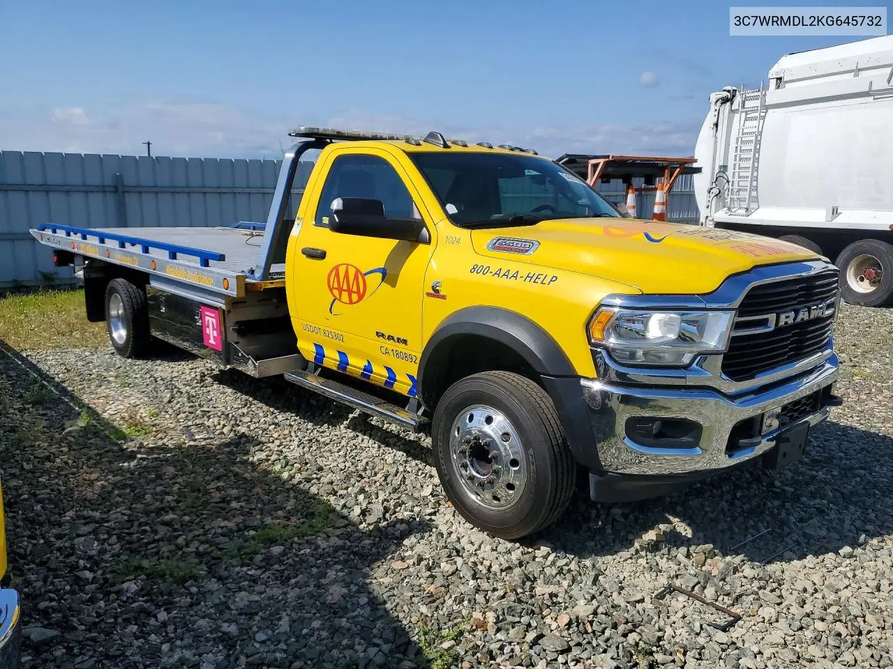 2019 Ram 5500 VIN: 3C7WRMDL2KG645732 Lot: 54381056