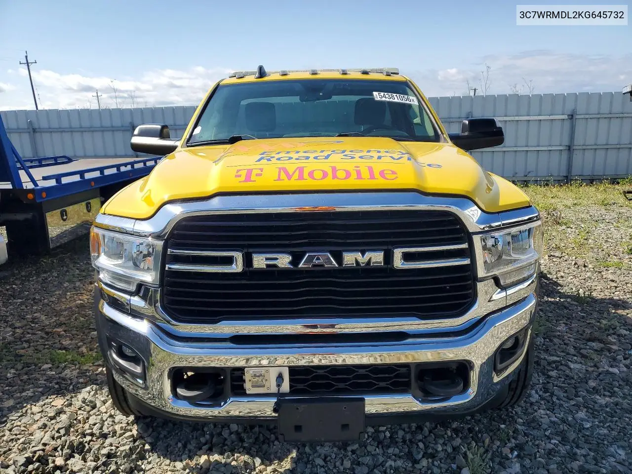 2019 Ram 5500 VIN: 3C7WRMDL2KG645732 Lot: 54381056