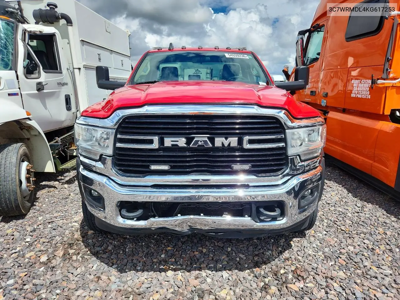 2019 Ram 5500 VIN: 3C7WRMDL4KG617253 Lot: 54659236