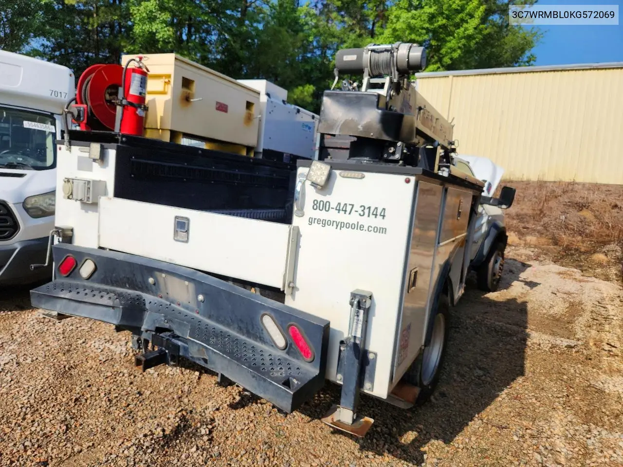 2019 Ram 5500 VIN: 3C7WRMBL0KG572069 Lot: 59342676